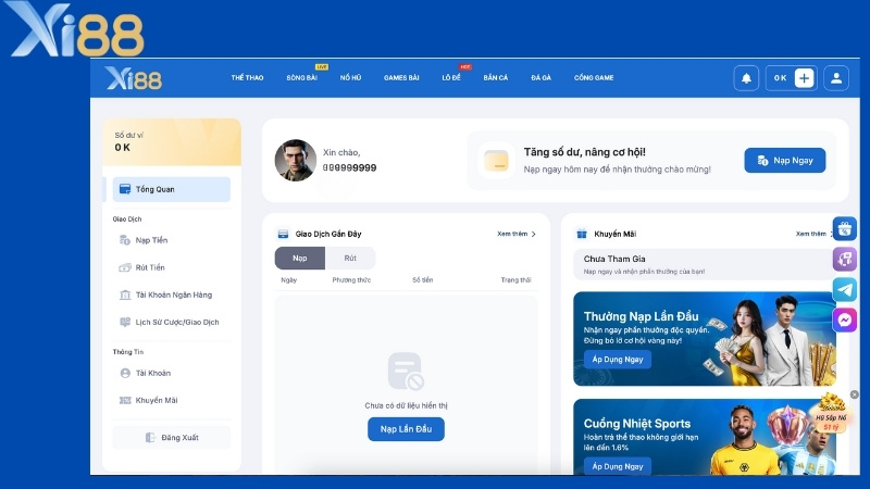 Điều kiện để đăng ký Xi88