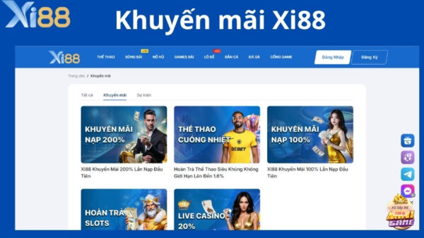 Giới thiệu chương trình khuyến mãi Xi88