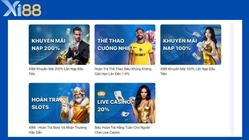 Ưu đãi cực chất tại Xi88